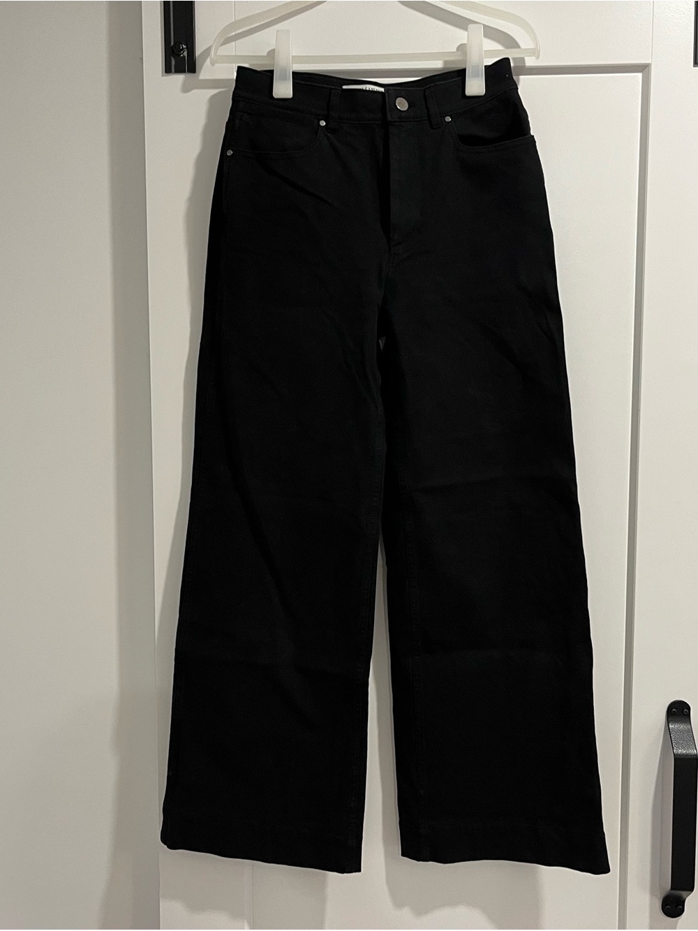 MM Lafleur Black Wide-Leg Jeans